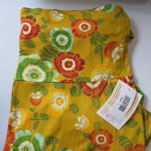 LULA ROE MAXI SKIRT FLORAL SIZE LARGE- WITH TAGS - Picture 1 of 2